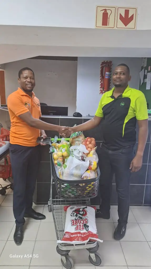 Donations from Woermann & Brock – Rundu Centre