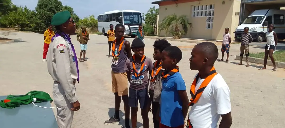 Scouts of Namibia at the Rundu Centre