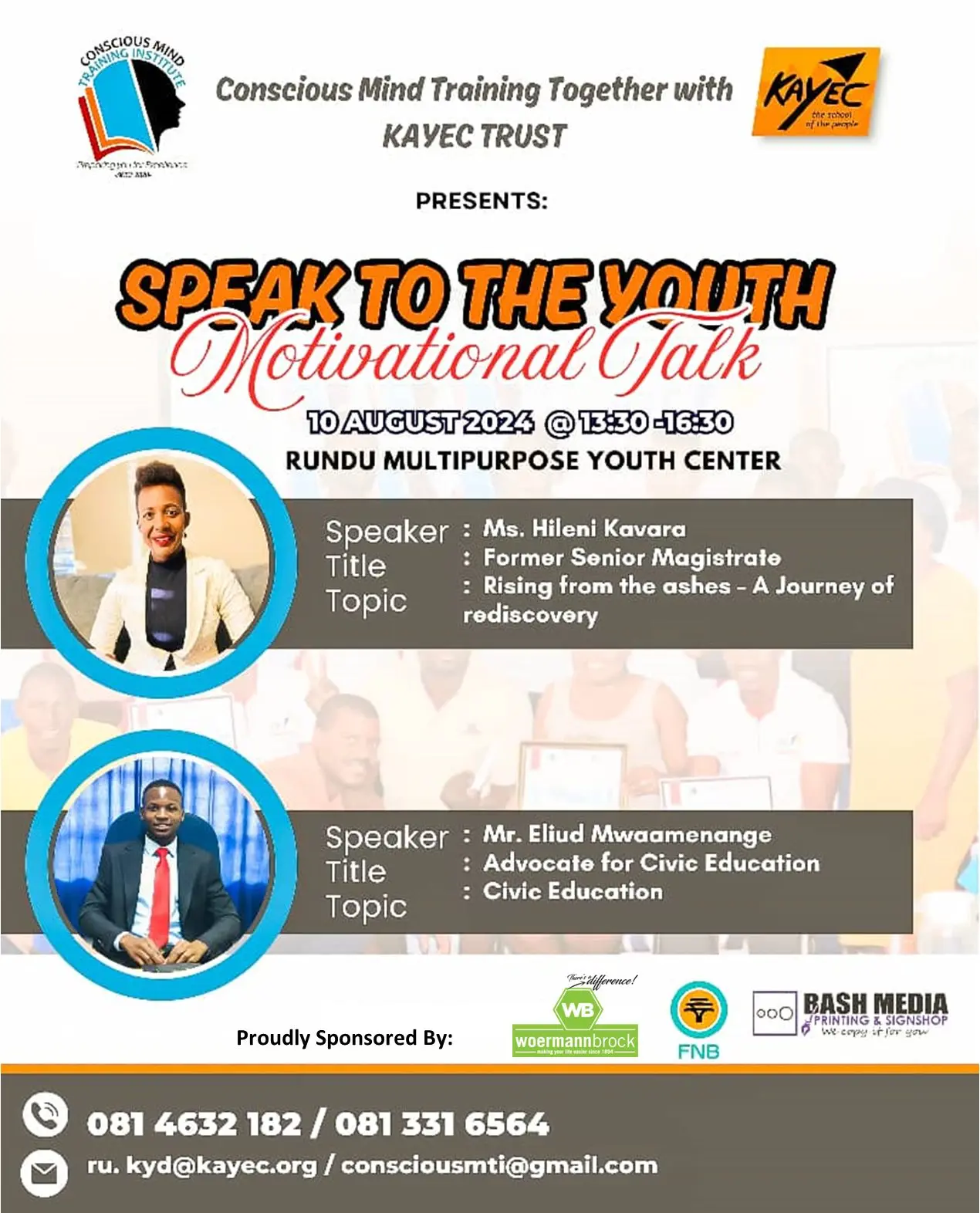Speak to the Youth – Hileni Kavara and Eliud Mwaamenange