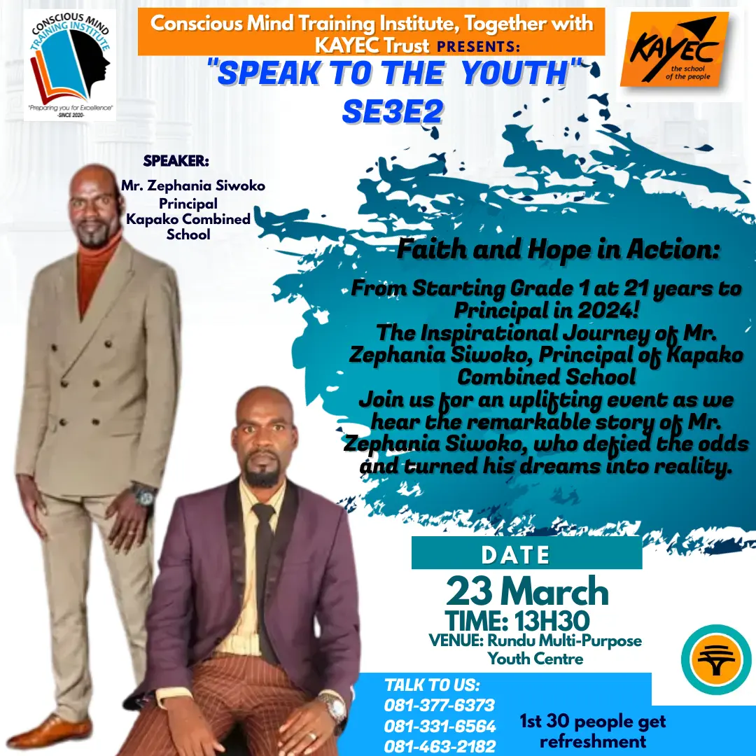 Speak to the Youth – Zephania Siwoko