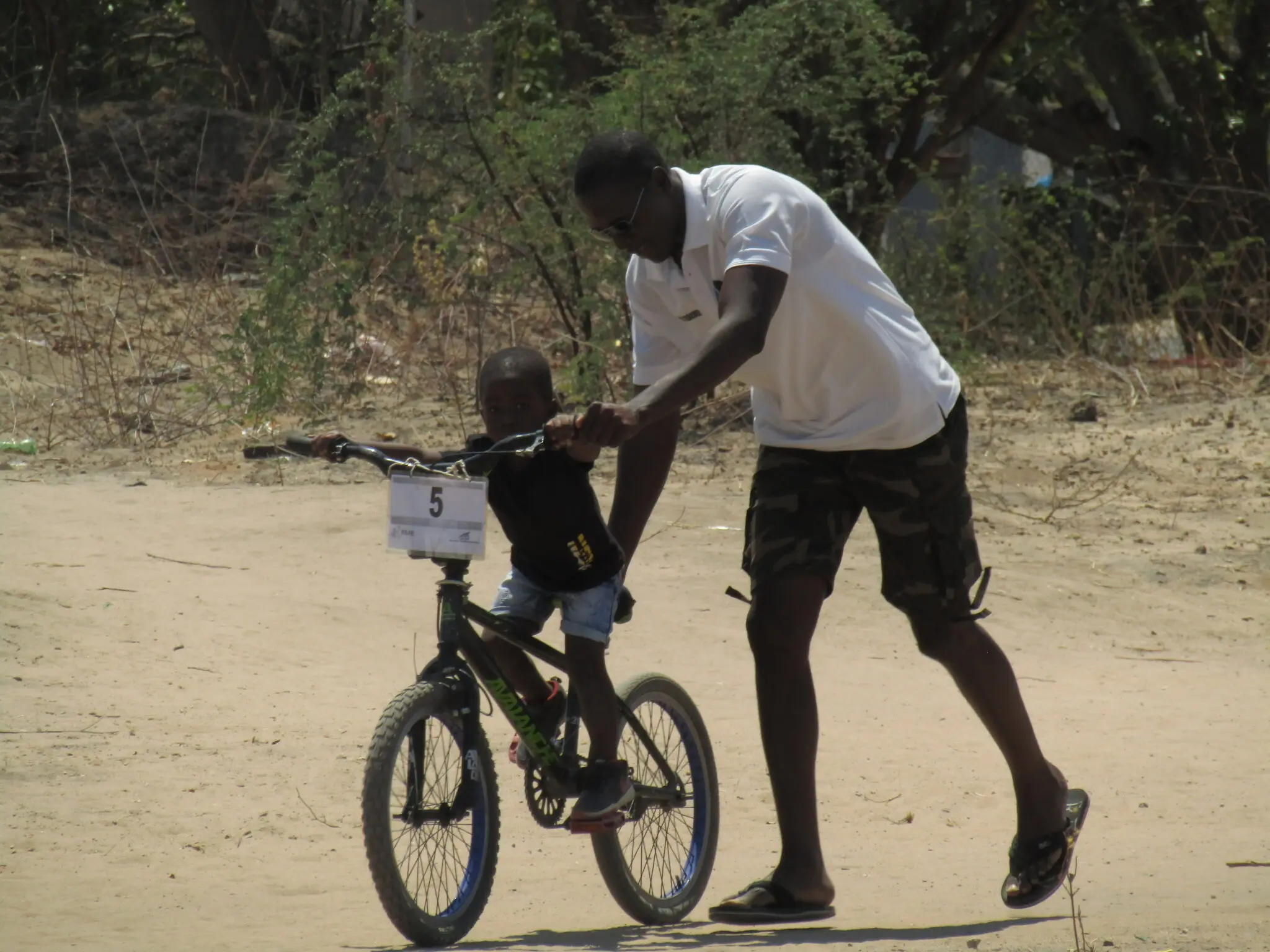 Parents involved in training their children