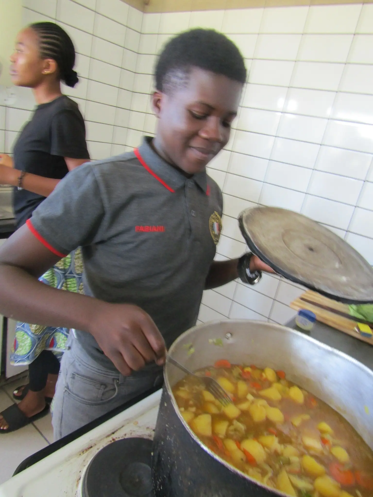 Weekly soup for the children at the Centre